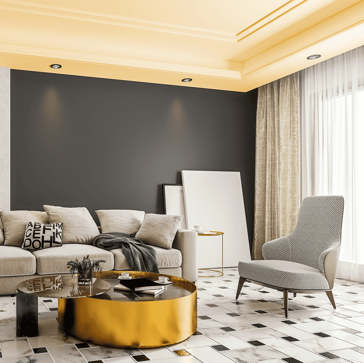 Czy kolorowy sufit w mieszkaniu to dobry pomysł?