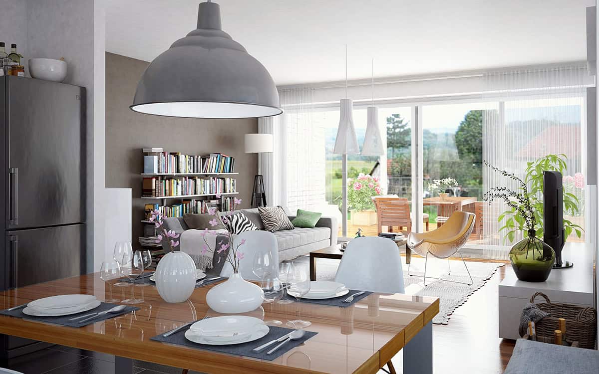 Jadalnia połączona z salonem – jak dobrze zaaranżować takie wnętrze?