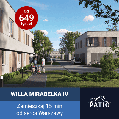 Willa Mirabelka 4 – nowoczesne osiedle domów kwadrans od Warszawy